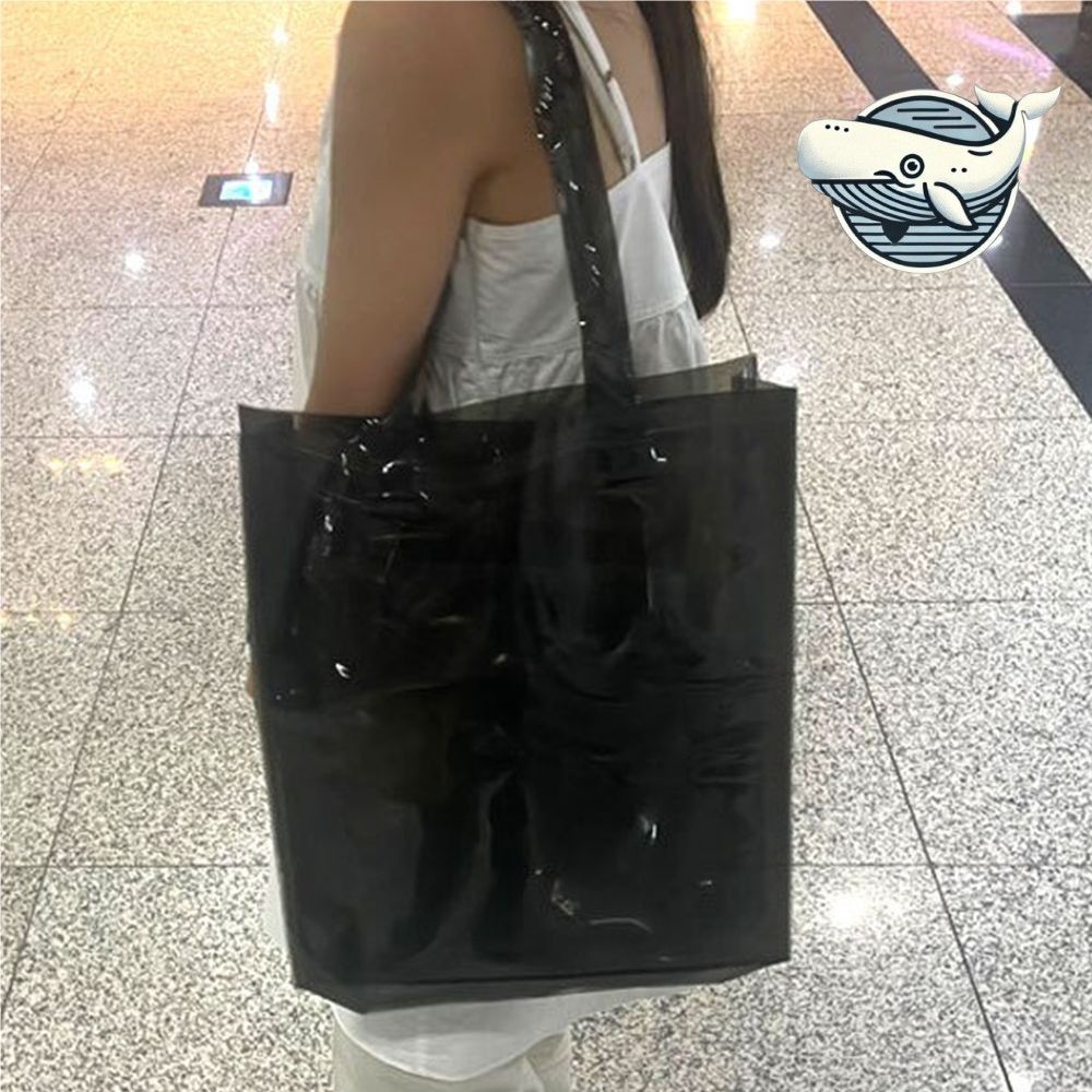 반투명 숄더백 비치백 투명 스타일 여행용 가방
