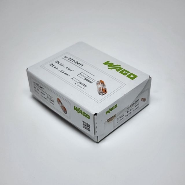 와고 전선 커넥터 221-2411 단선연선 60개입/BOX판매