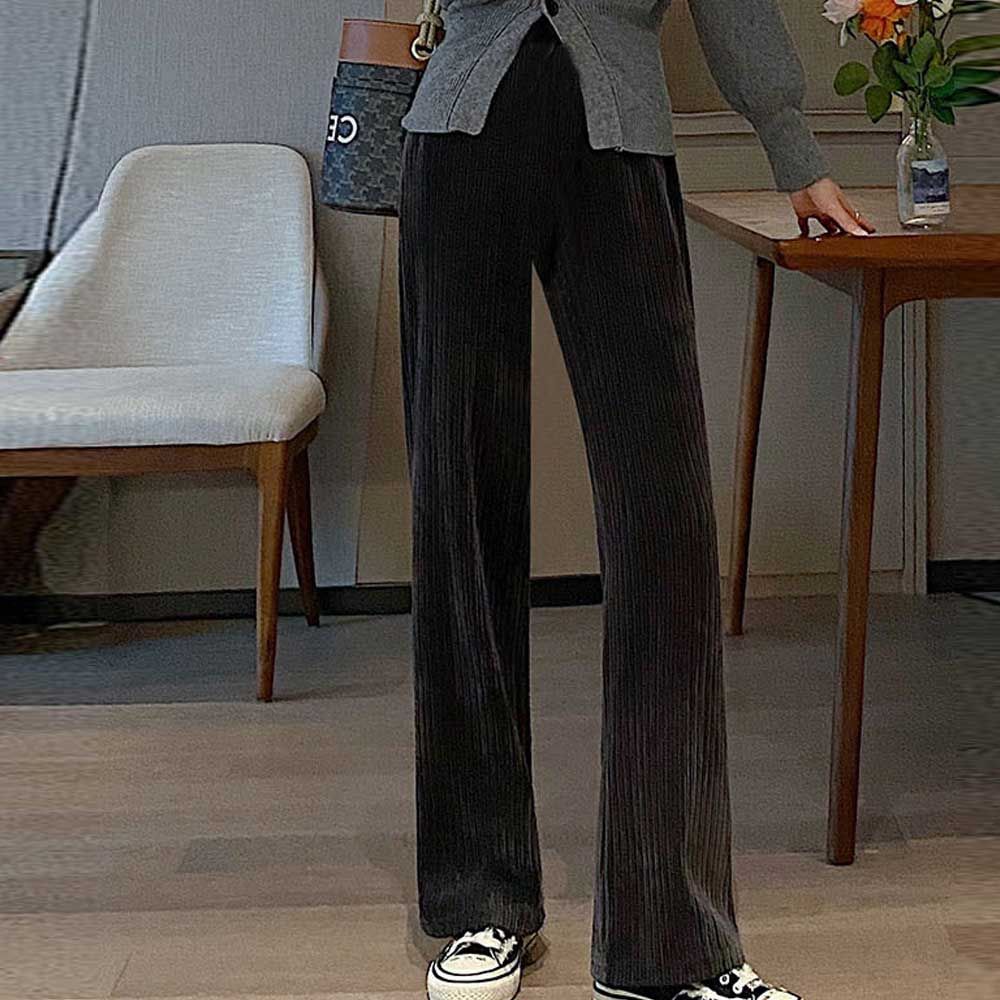 여성 캐주얼 편한 와이드 팬츠 보세 데일리 패션 바지