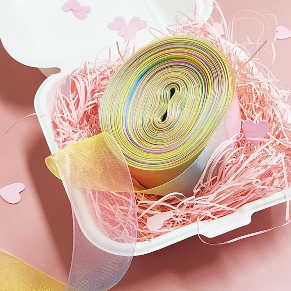 고급 포장끈 꽃 선물 답례품 포장 반투명 리본끈 38mm