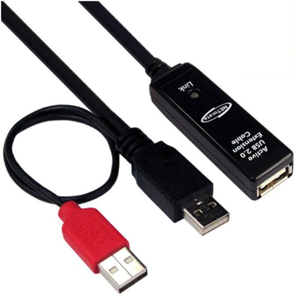 USB2.0 리피터 무전원 리피터 USB 연장 케이블 20m