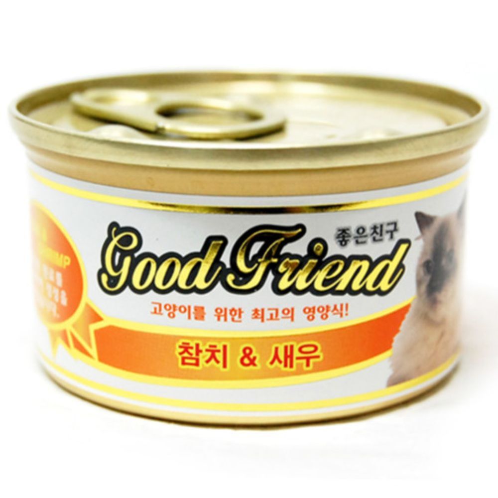 굿프랜드 참치와새우 고양이 (85g X 24개)