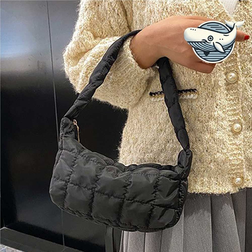 포근한 패딩 숄더백 미니 토트백 겨울 출퇴근