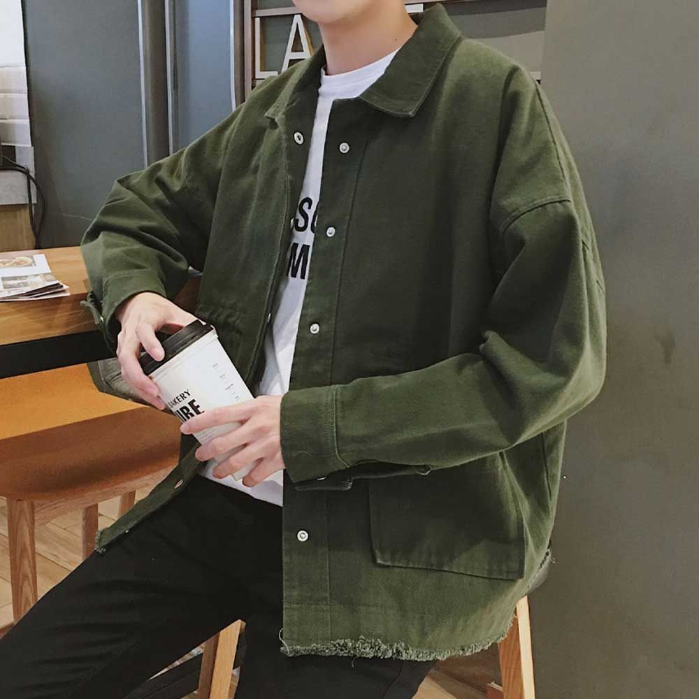 빈티지 남자 봄아우터 패션 자켓 캐주얼 스트릿코디