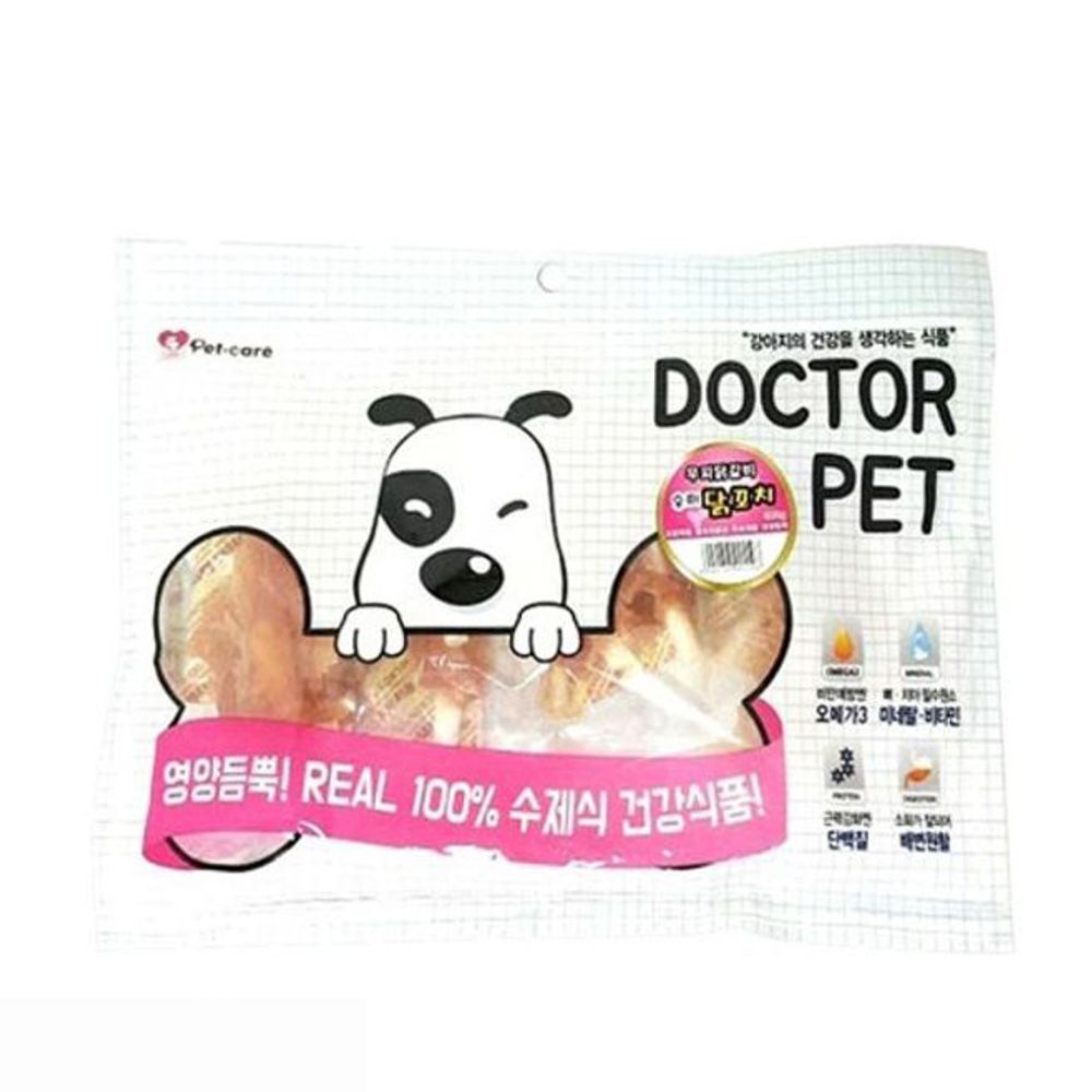 애견간식 닥터펫 우피 닭꼬치 300g 10팩 1타