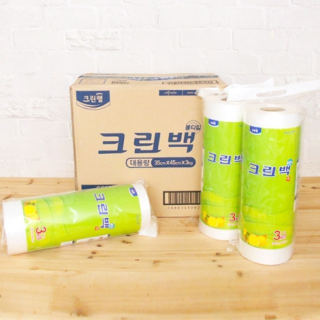 BOX 크린백 롤타입 대용량 (35x45cm) 3kg 6개입