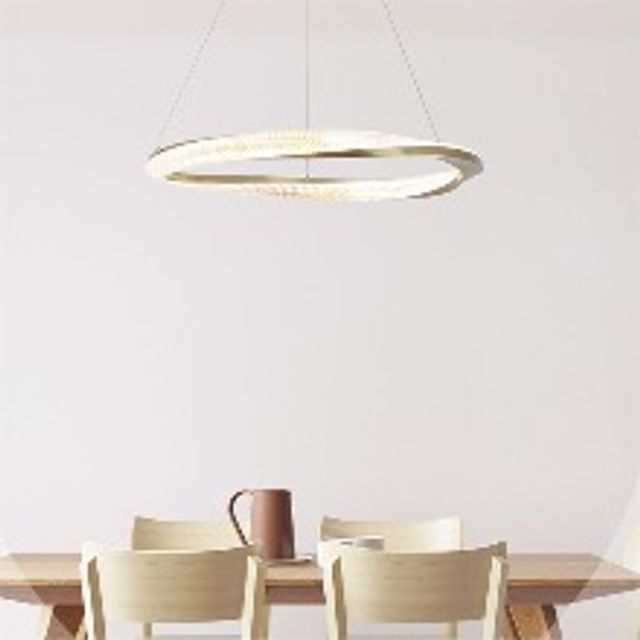 LED 리파인드 1단 팬던트 50W 골드 식탁 주방 카페