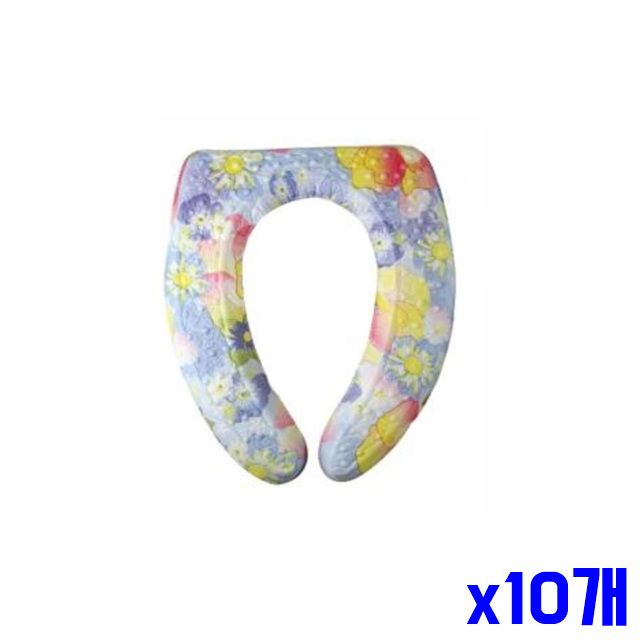 O형 쿠션 변기 부드러운 변기덮개 x10개 U형 커버 변