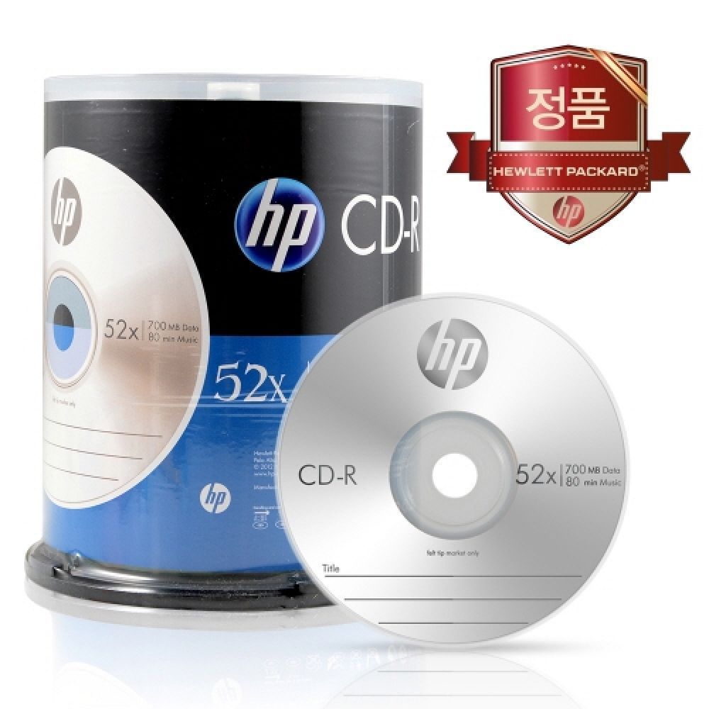 HP CD-R 52X 100P벌크 700MB 80min