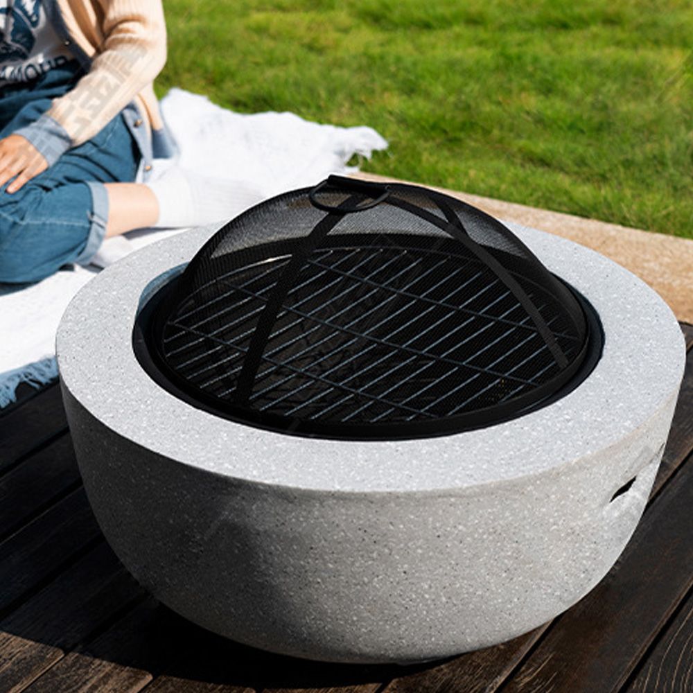 스톤 야외 펜션 그릴 정원 바비큐 60cm 화로대