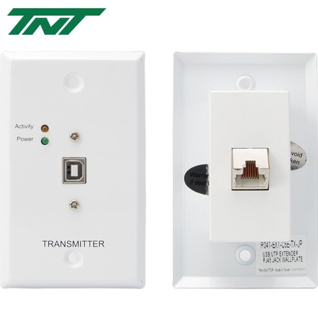 NM-TNT06 월 플레이트 USB BF-AF 리피터 RJ-45 45m