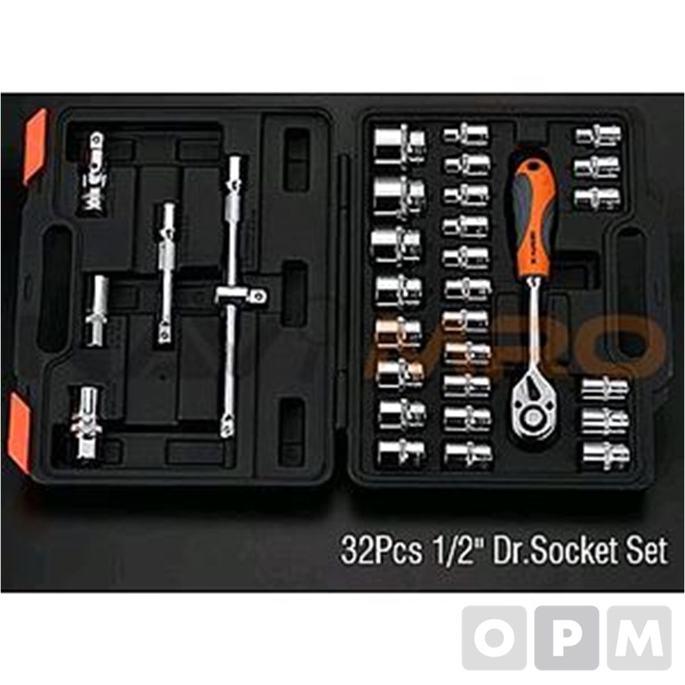 1/2인 치 6각 소켓렌치 세트 (32Pcs)