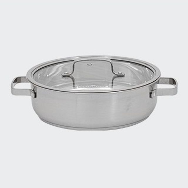 가스렌지 인덕션겸용 전골 샤브샤브 스텐 냄비 24cm