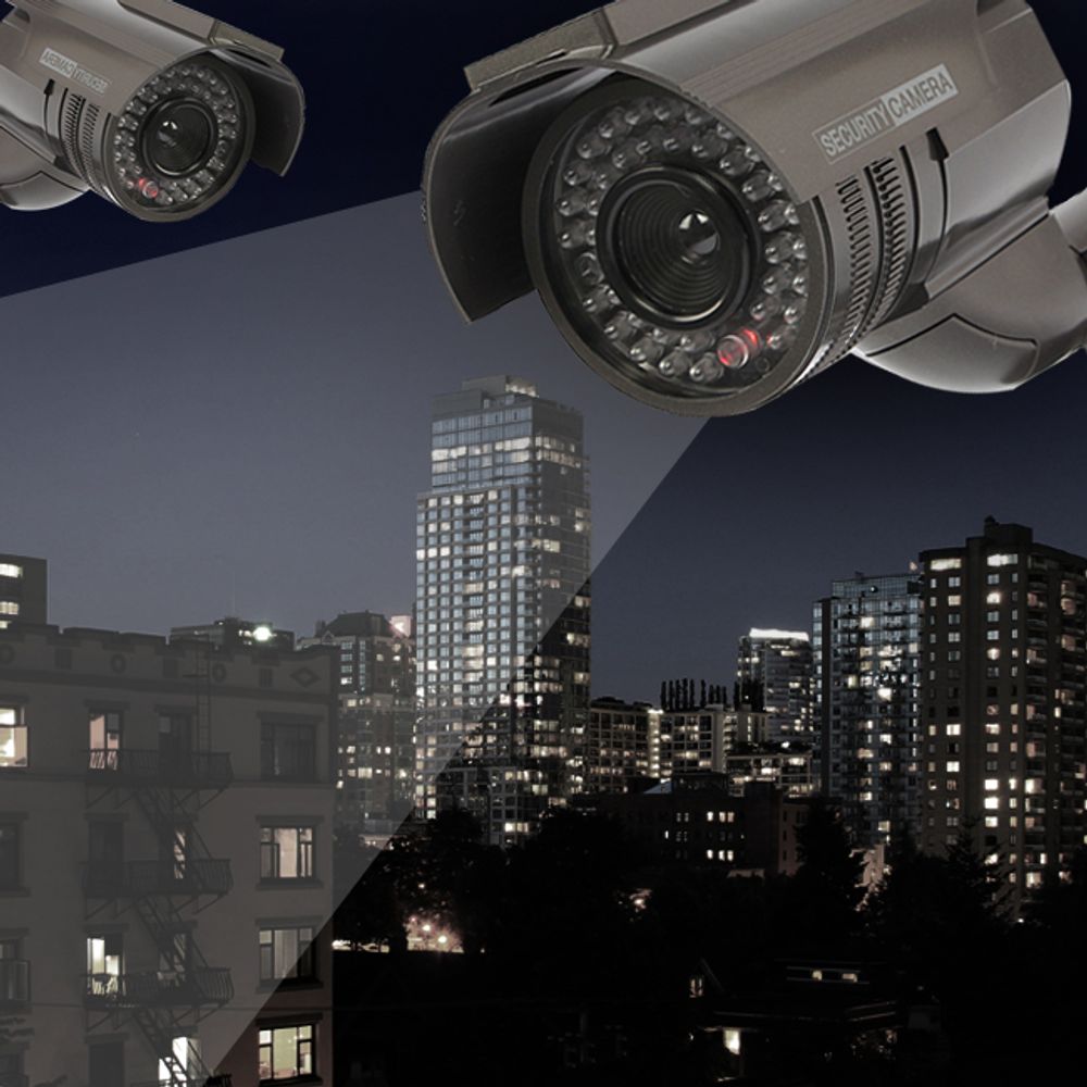 이시아르 모형 감시 카메라 CCTV 블랙