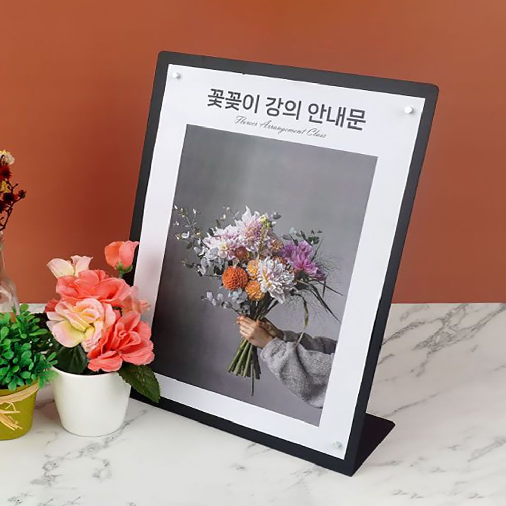 자석보드판 카페메뉴판 L자형보드판 스탠딩보드판