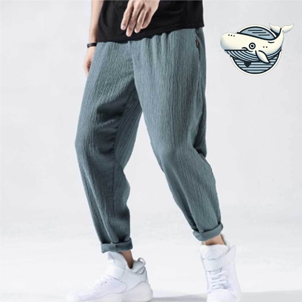 여름 캐주얼 남성 린넨 조거팬츠 데일리 스타일