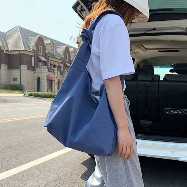 패션 데일리 매듭숄더백