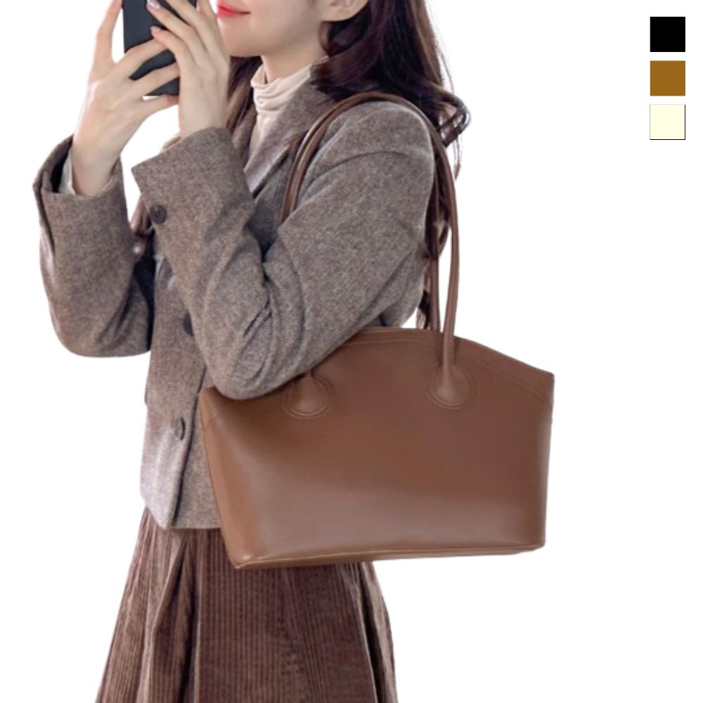 모던 디자인 클래식 라운드 숄더백 크