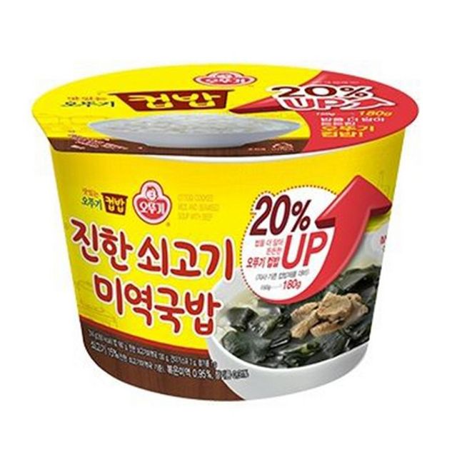 진한쇠고기미역국밥(314g/12개/BOX/오뚜기)