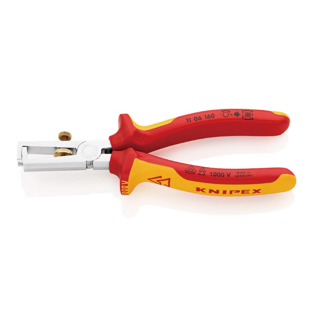 KNIPEX 스트립퍼(와이어절연)_11-06-160SB