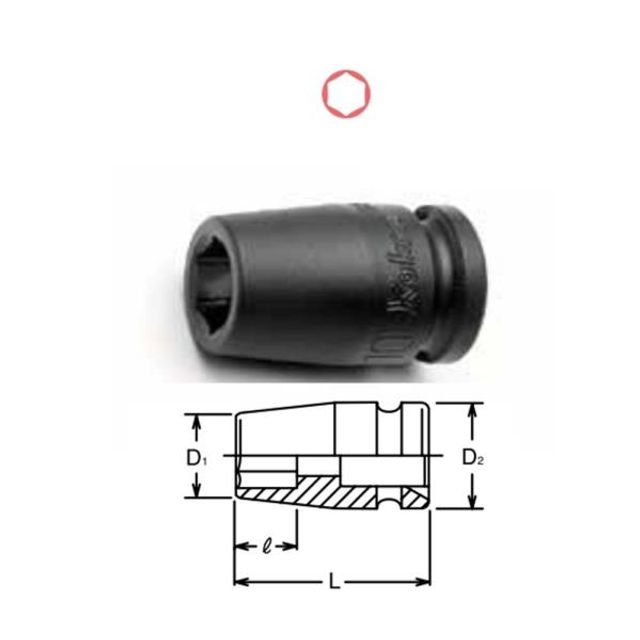 101216 3/8 임팩 육각소켓 13400M 복스 알