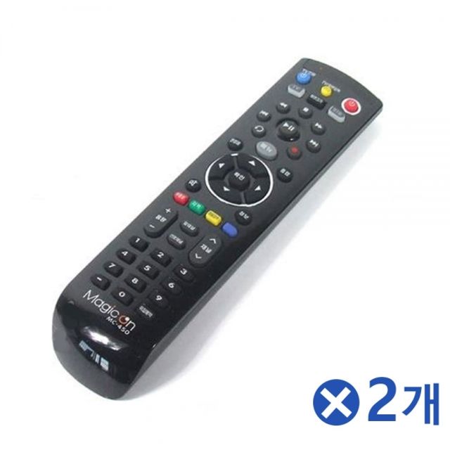 만능 TV 셋톱박스 리모콘x2개 tv리모콘 티비리모콘