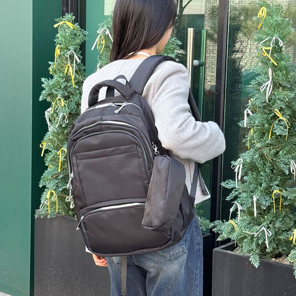 여성 경량 캐주얼 백팩 6컬러 멀티포켓 학생 보조가방