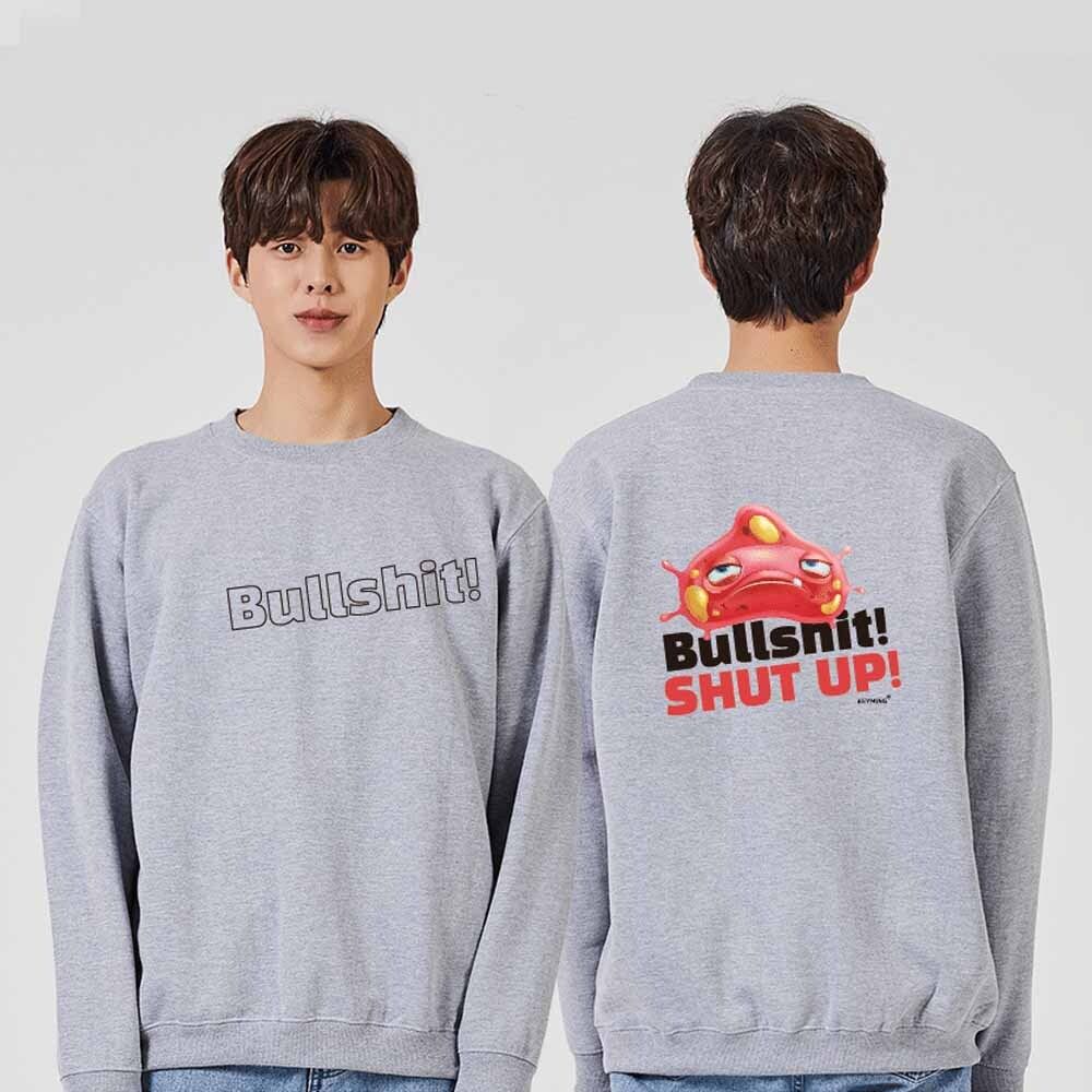 BULLSHIT 맨투맨 후드티 가족티 커플티 단체티 동호회