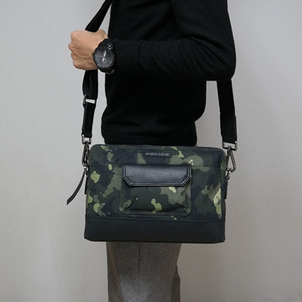 MESSENGER CAMOU POLICE BAG MENS