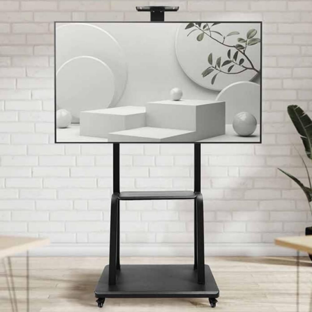 이동식 스탠드 대형 티비거치대 TV 높이조절 선반