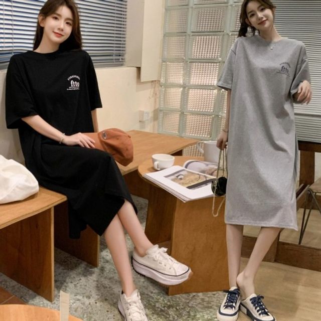 여성 부드러운 여름 기본 소재 데이 영문 레터링 포인