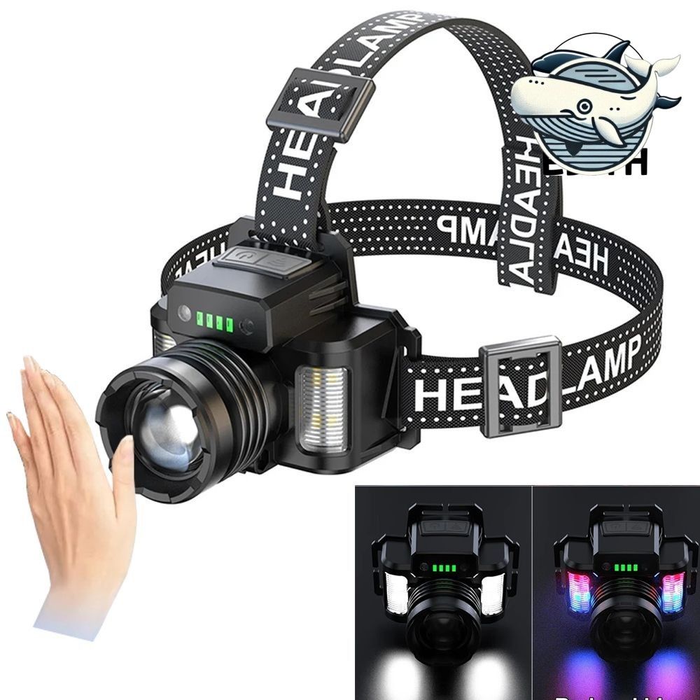 다기능 충전식 LED 랜턴 야외용 헤드랜턴