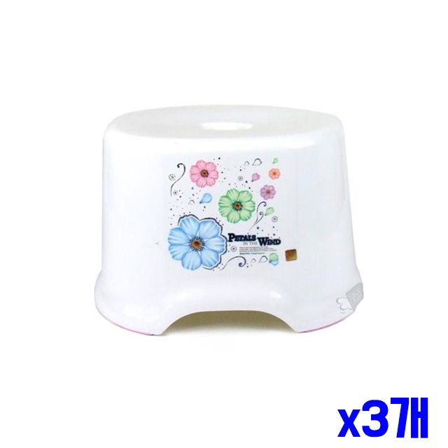 x3개 대 욕실의자 샤워의자 미끄럼방지 화이트 목욕의