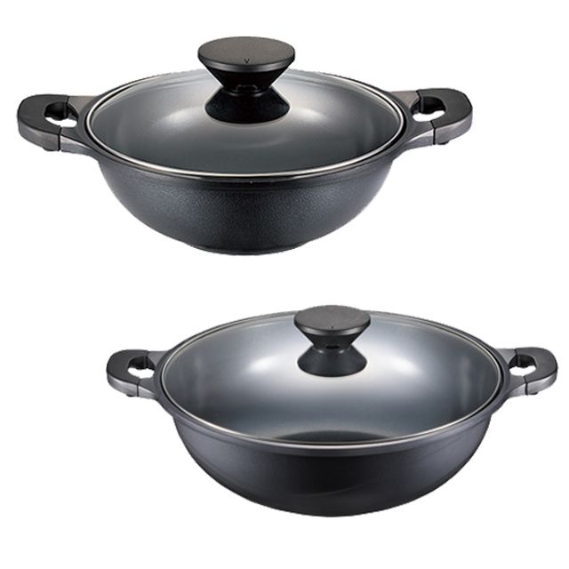 풍년 펄블랙 인덕션 IH 주물 냄비 전골 32cm