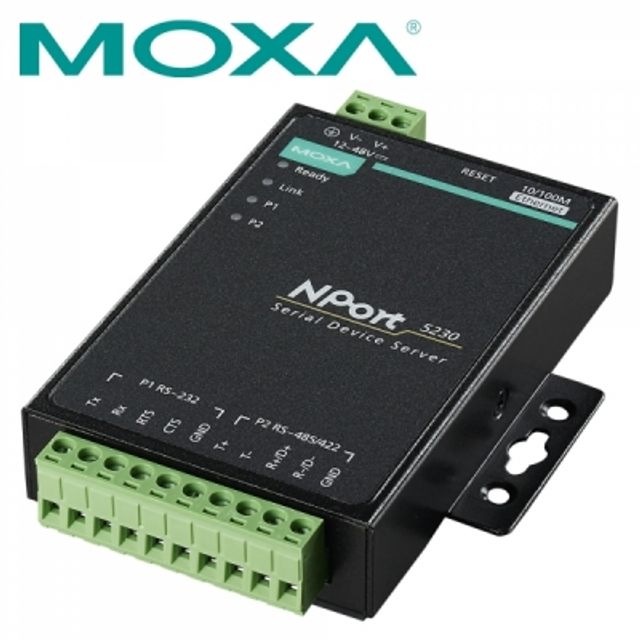 MOXA NPort5230 RS232 - RS422/485 디바이스 서버