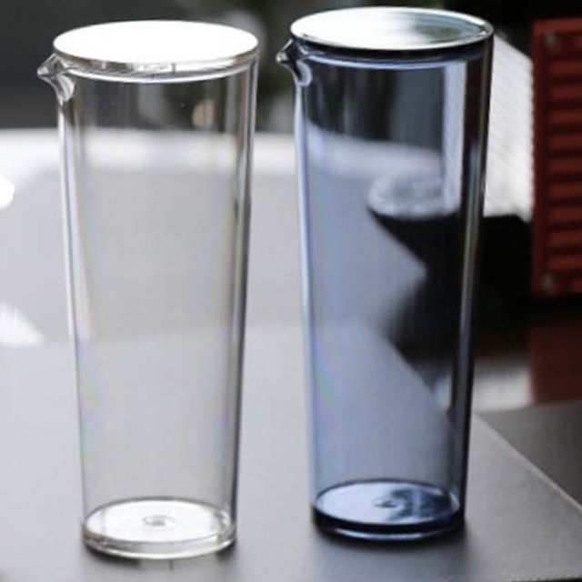 투명 물병 물통 저그 보틀 카페 워터 포트 원형 1L