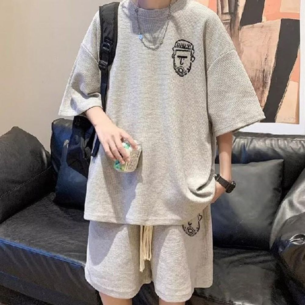 반팔 데일리 여름 세트 트레이닝복 반바지 츄리닝 남