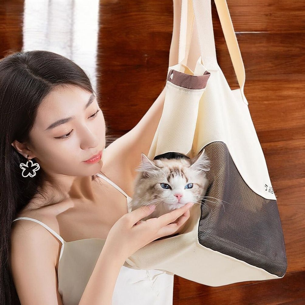 게더릭 반려동물 이동가방 (아이보리)