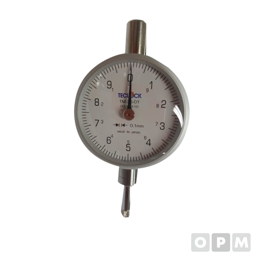 TECLOCK 다이얼게이지 소형0.1mm 10x0.1mm(d39mm) 1