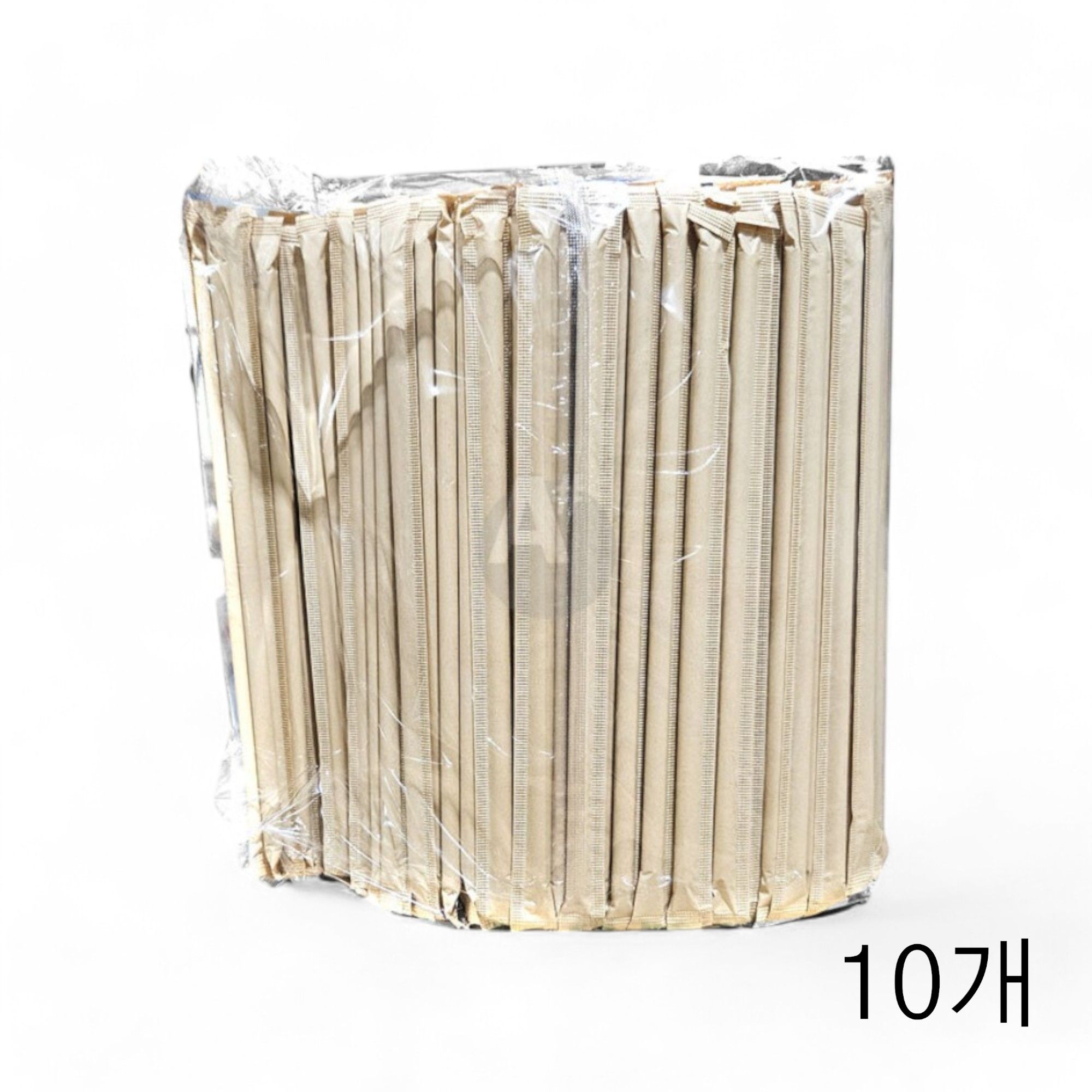 종이빨대 크라프트 7X210mm 250입 X 10개 스트로우