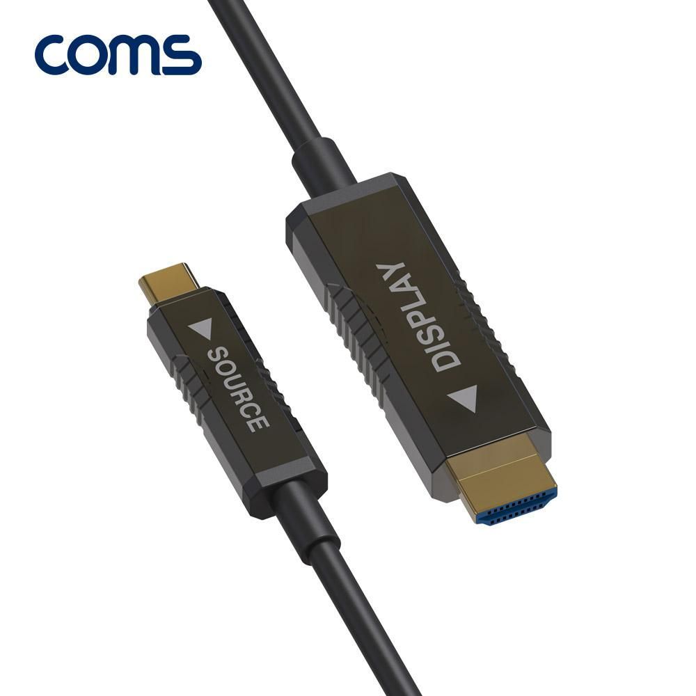 USB 3.1 Type C to HDMI 2.0 AOC 리피터 케이블 30M