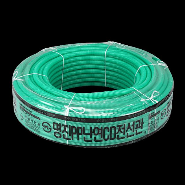 CD파이프 난연 PP 16MM 녹색 100M