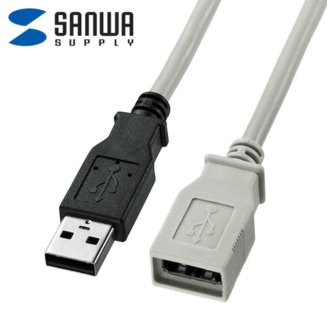 산와서플라이 KU-EN3K USB2.0 연장 AM-AF 케이블 3m