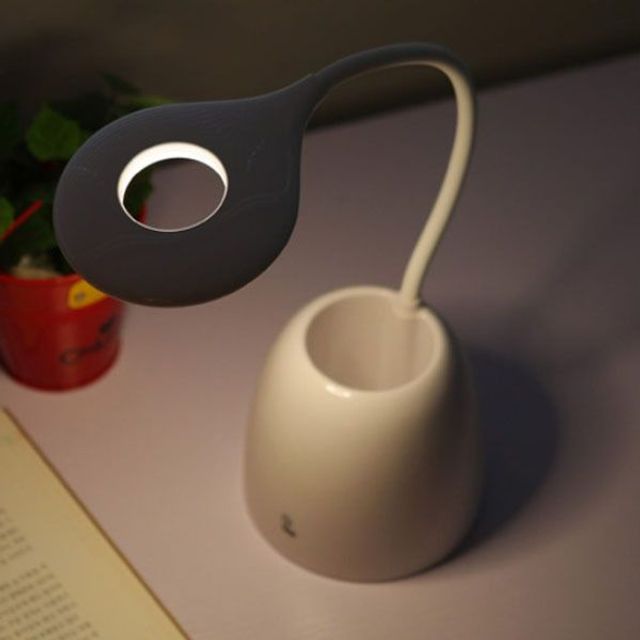Coms USB 램프 (충전식) 원형 LED 터치 on 펜보관
