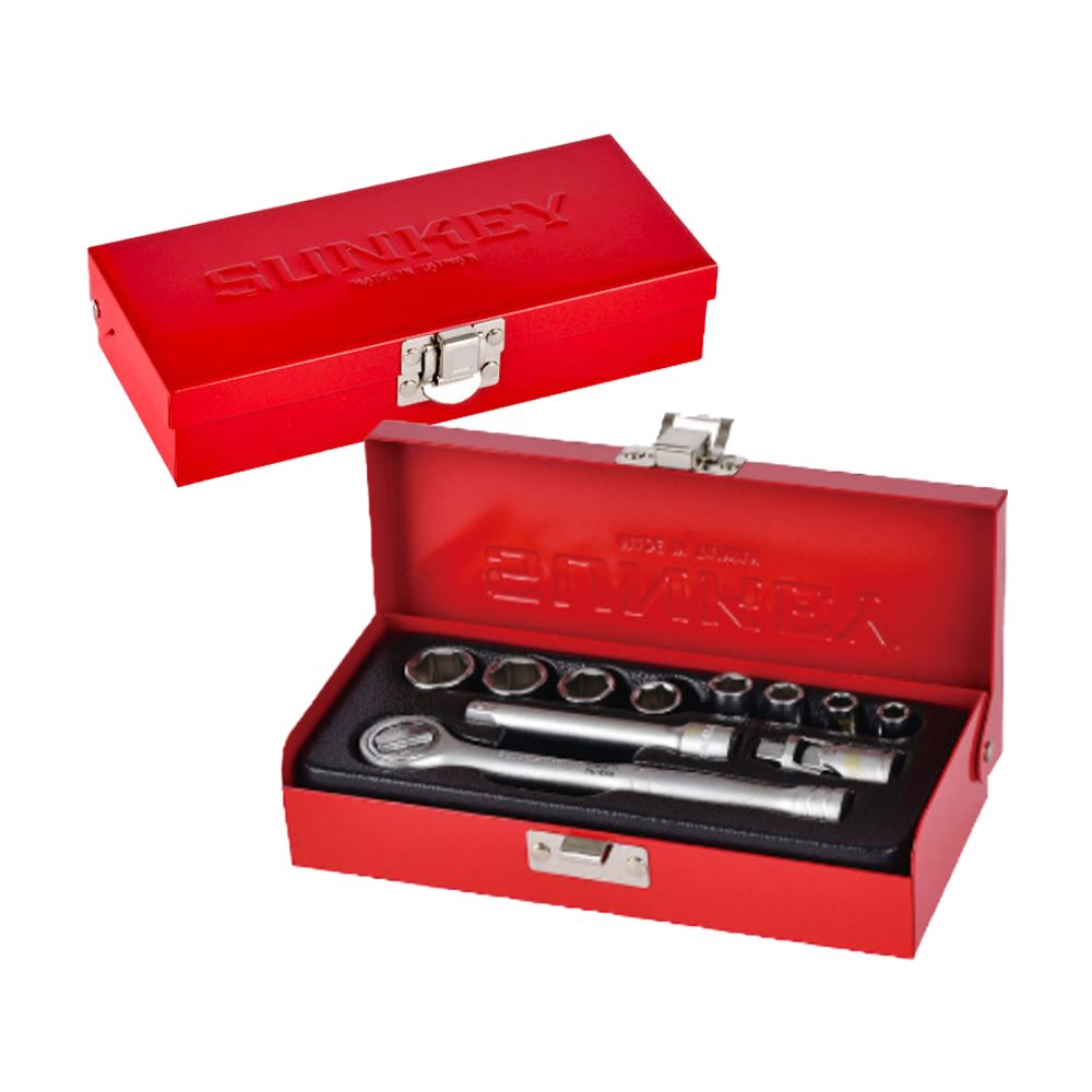 복스세트 정비 복스알 SUNKEY 1/4 43T 소켓렌치 12PCS