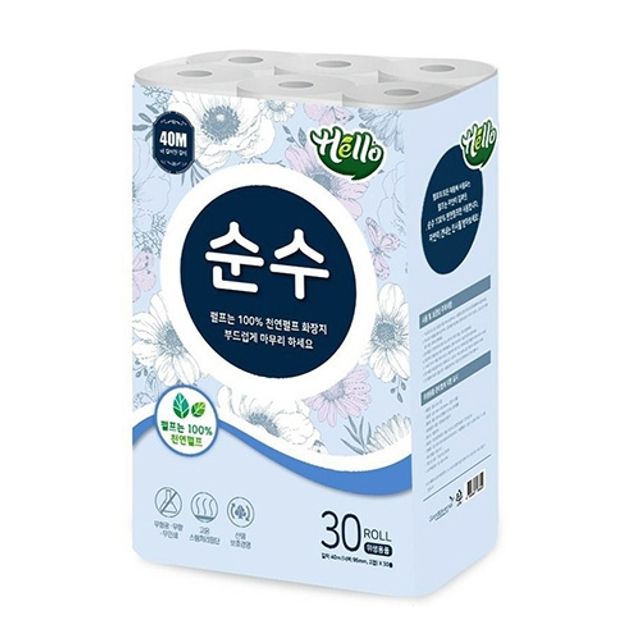 그랜드 2겹 데코순수 화장지 40MX30롤