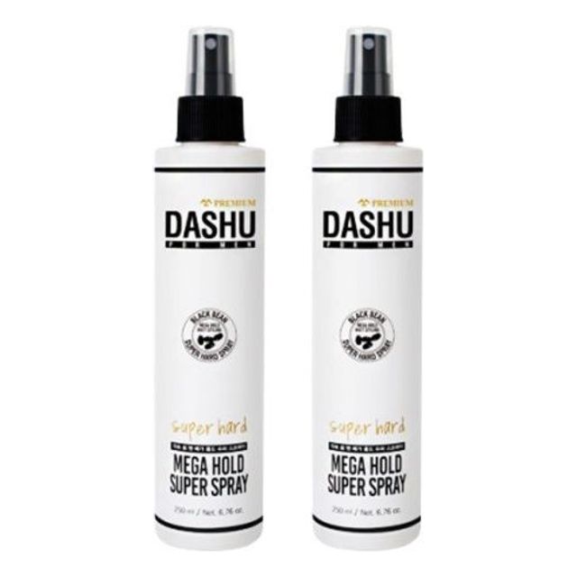 DASHU 프리미엄 메가 홀드 슈퍼 스프레이 250ml 2개