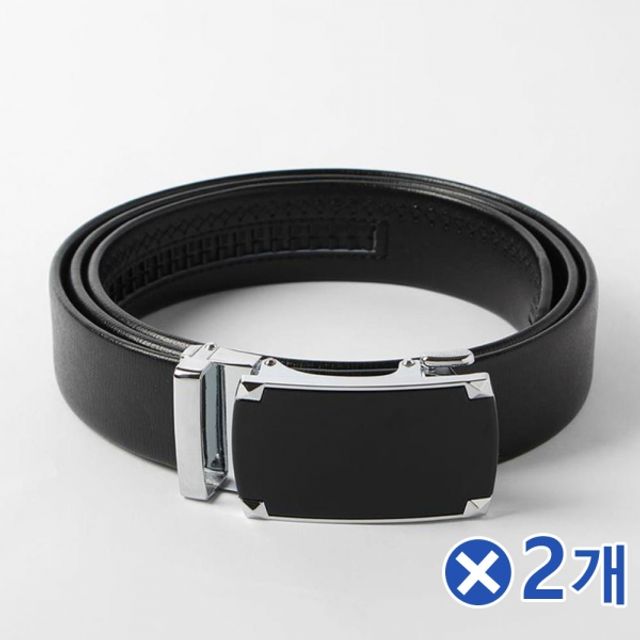 폭이 넓은 크로스 자동버클 가죽벨트 120cmx2개