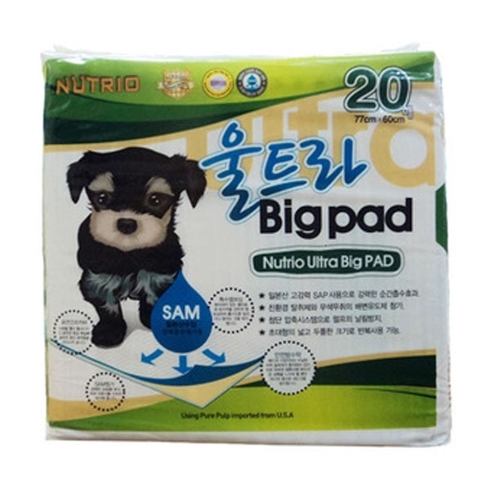 강아지 백패드 울트라 일상 20매 1P 애견 배변패드 화