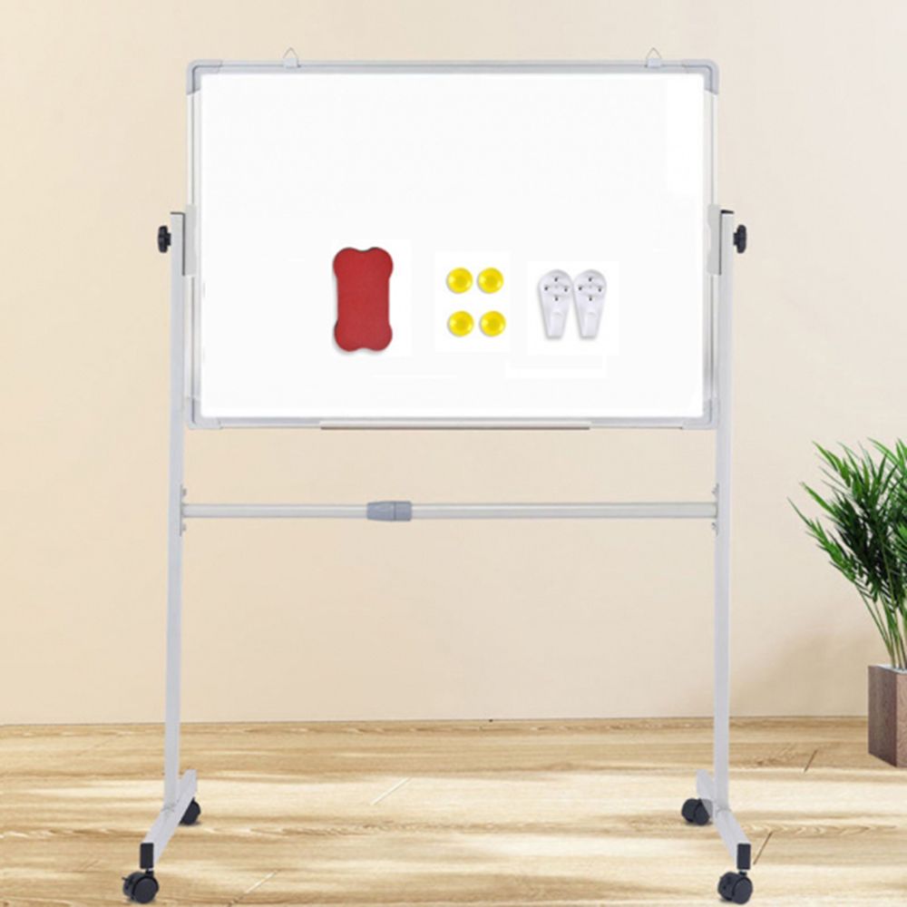 이동식 화이트보드 화이트 90cmx60cm 단면 간이